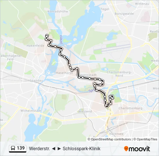 139 Bus Line Map