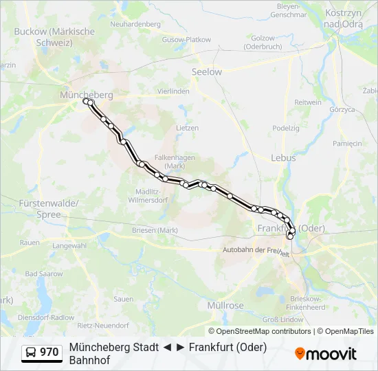970 Bus Line Map