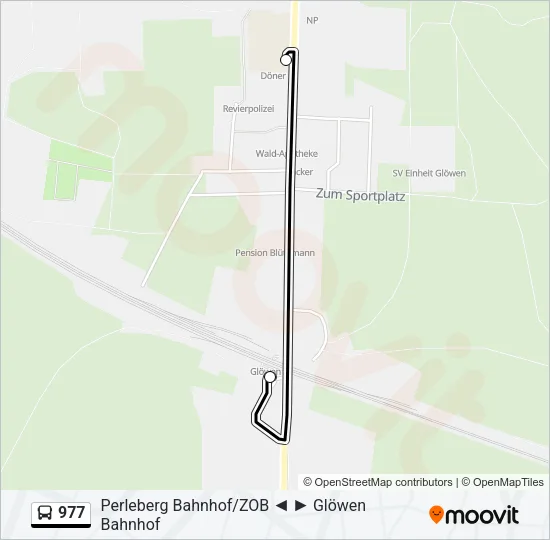977 Bus Line Map