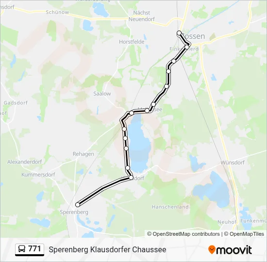 771 Bus Line Map