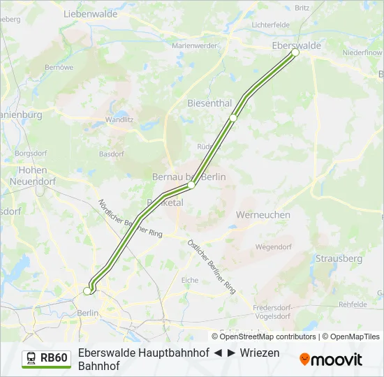RB60 Train Line Map