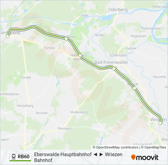 RB60 Train Line Map