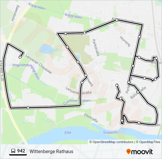 942 Bus Line Map