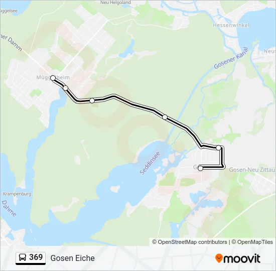 369 Bus Line Map