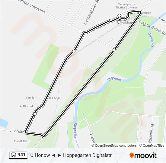 941 Bus Line Map
