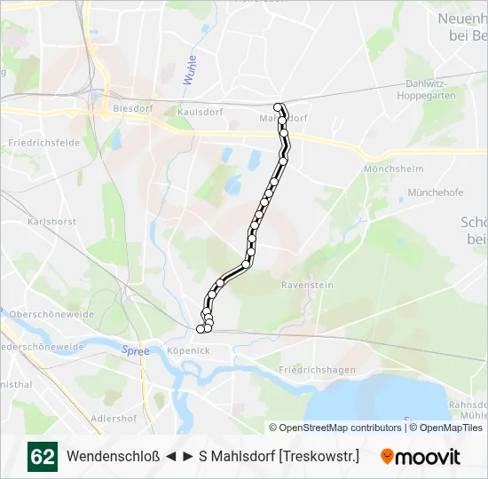 62 Light Rail Line Map