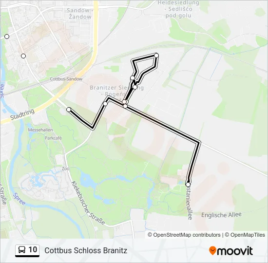 10 Bus Line Map