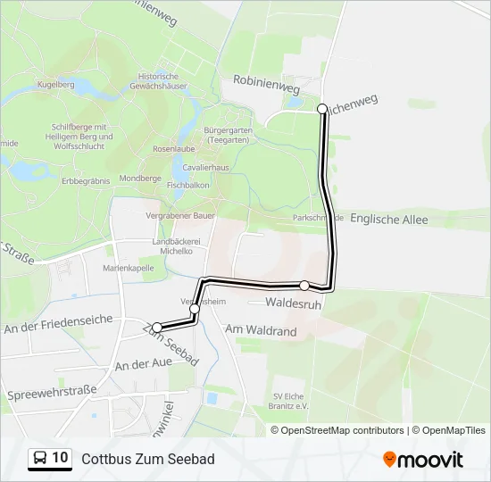 10 Bus Line Map