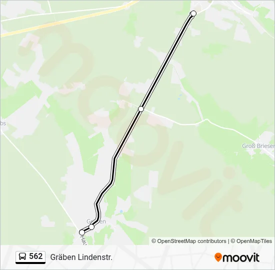 562 Bus Line Map
