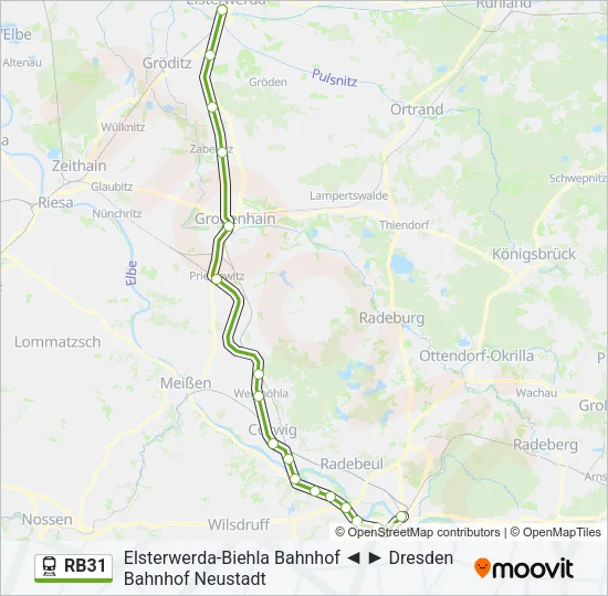 RB31 Train Line Map