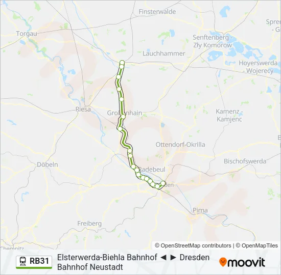RB31 Train Line Map