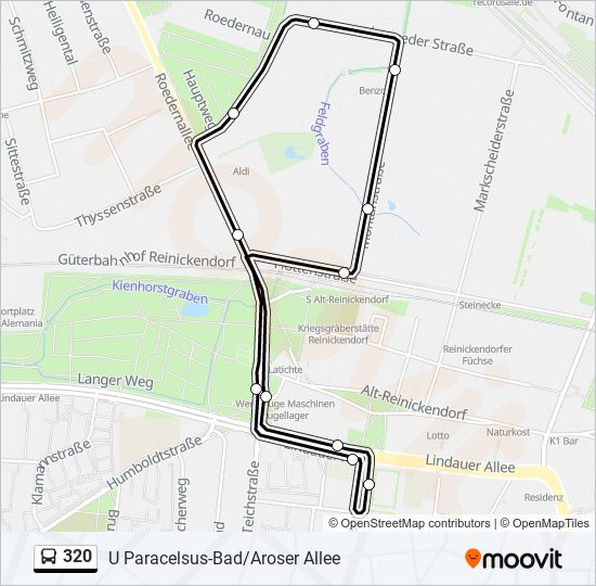 320 bus Line Map