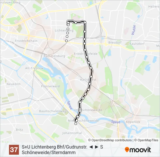 37 Light Rail Line Map