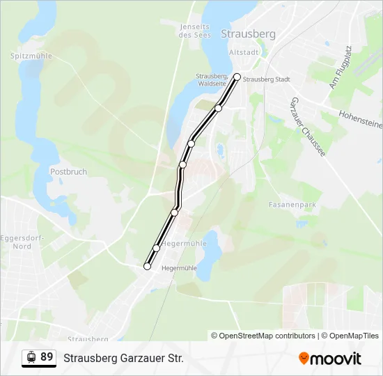 89 Light Rail Line Map