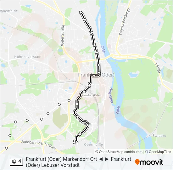 4 Light Rail Line Map