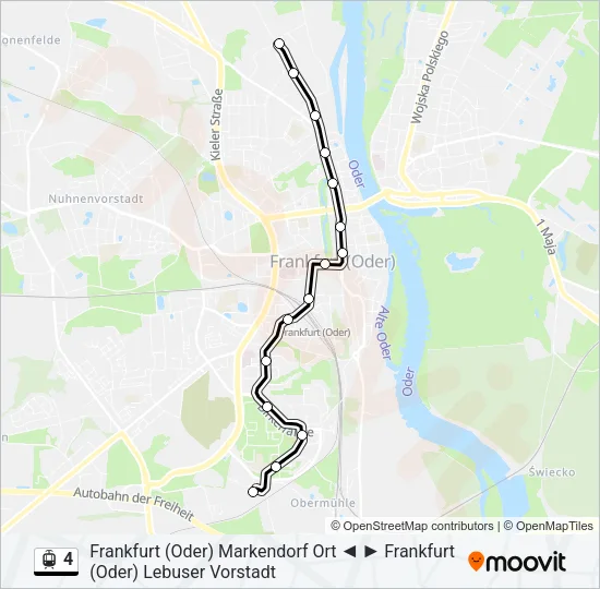 4 Light Rail Line Map
