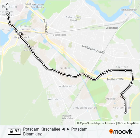 92 Light Rail Line Map