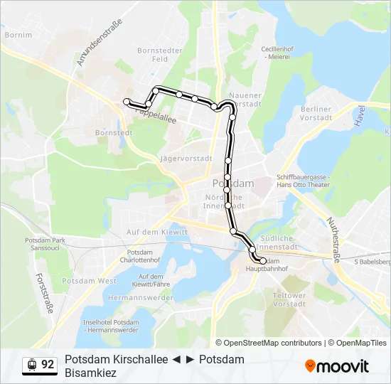92 Light Rail Line Map