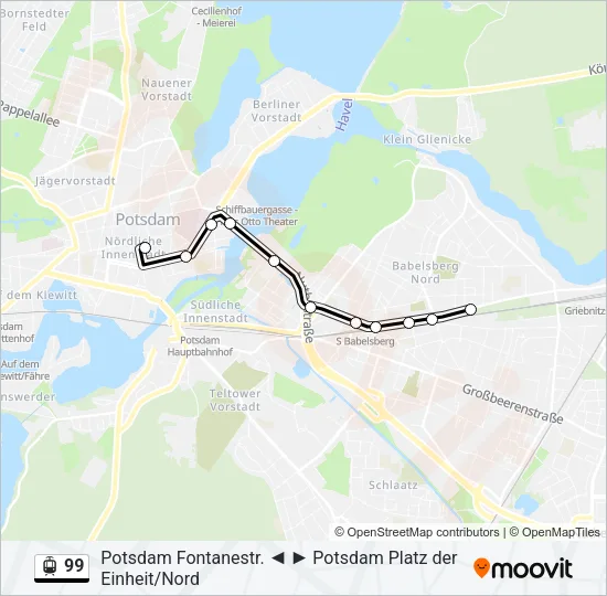 99 Light Rail Line Map