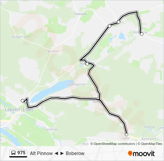 975 Bus Line Map