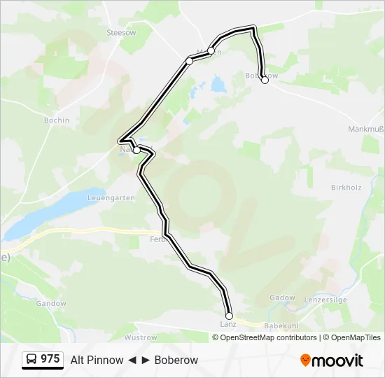 975 Bus Line Map