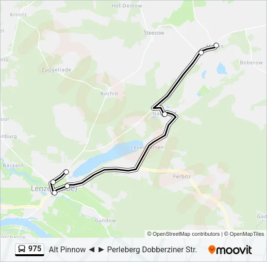 975 Bus Line Map