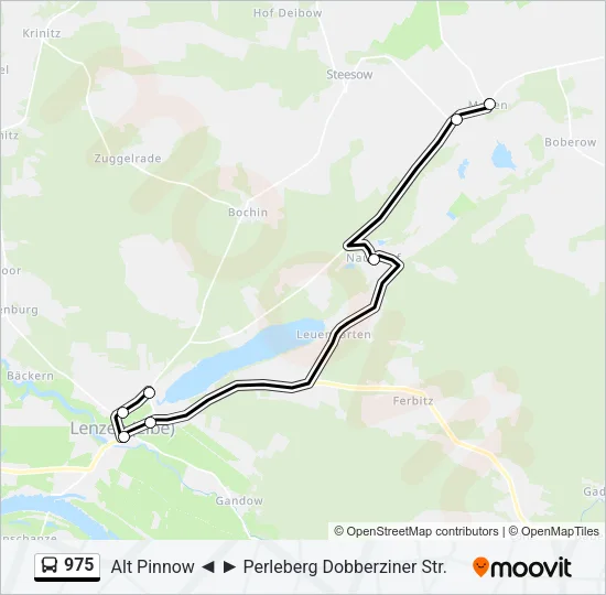 975 Bus Line Map