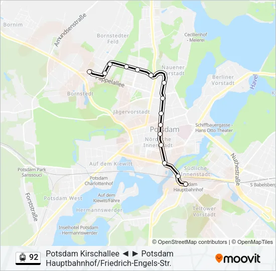 92 Light Rail Line Map