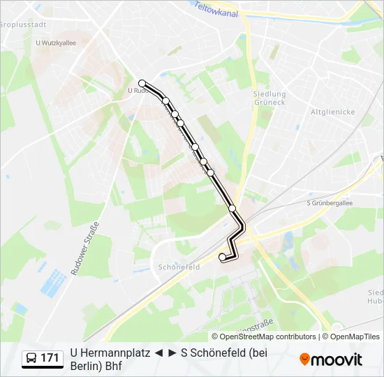 171 Bus Line Map