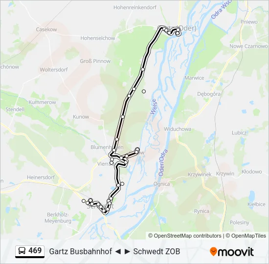 469 Bus Line Map