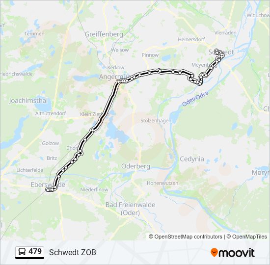 479 bus Line Map