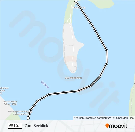 F21 Ferry Line Map