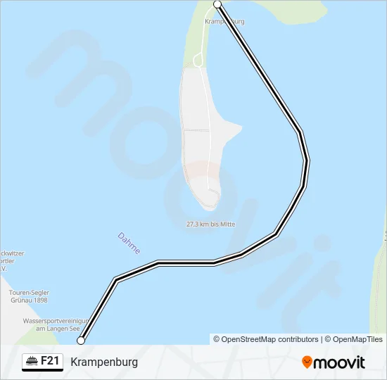 F21 Ferry Line Map