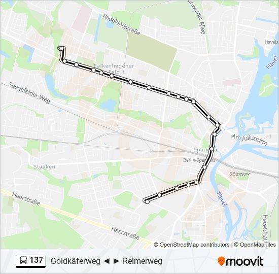 137 Route Schedules, Stops & Maps Lutoner Str. (Updated)