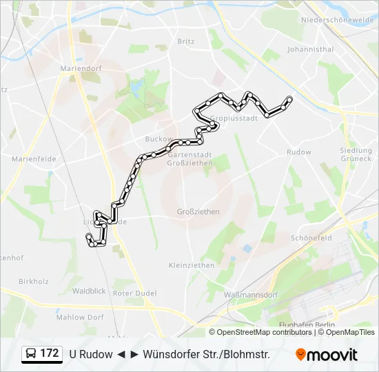 172 Bus Line Map