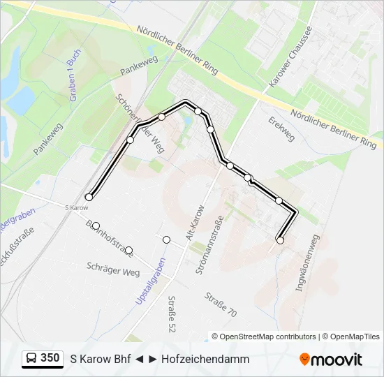 350 Bus Line Map