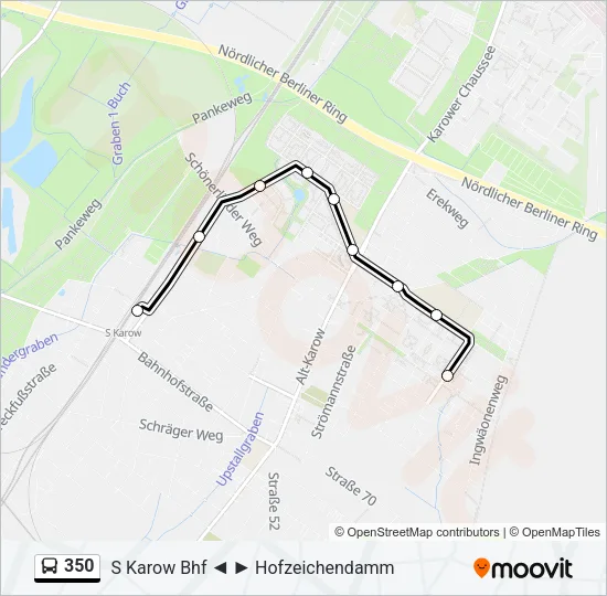 350 Bus Line Map