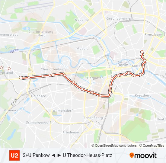 u2 Route: Fahrpläne, Haltestellen & Karten - Rosa-Luxemburg-Platz