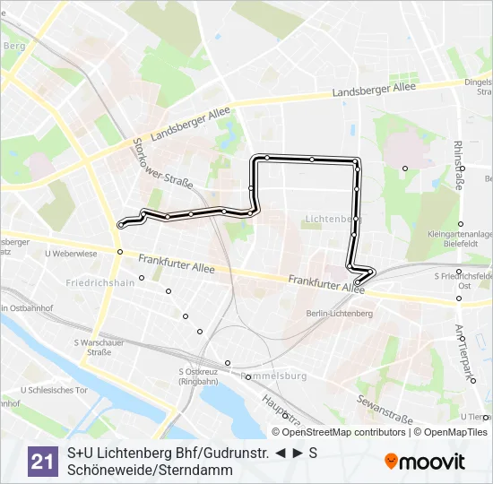 21 Light Rail Line Map