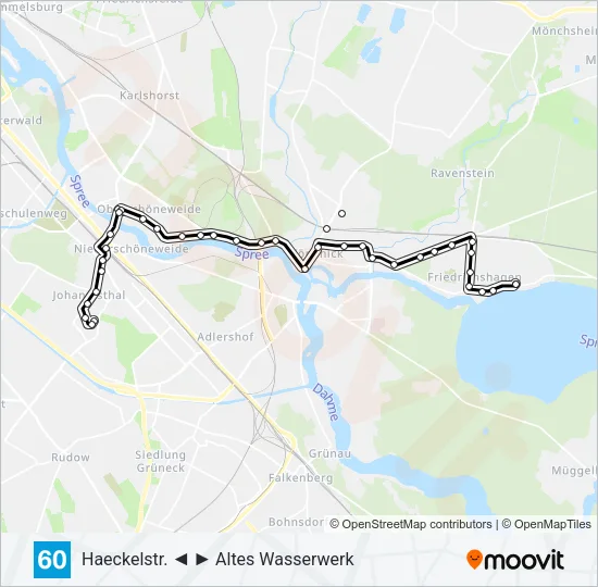 60 Light Rail Line Map