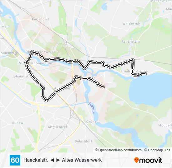 60 Light Rail Line Map