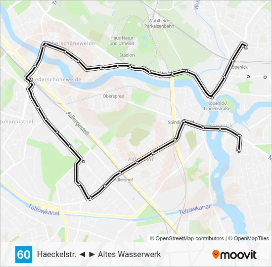 60 Light Rail Line Map