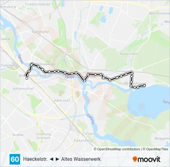 60 Light Rail Line Map