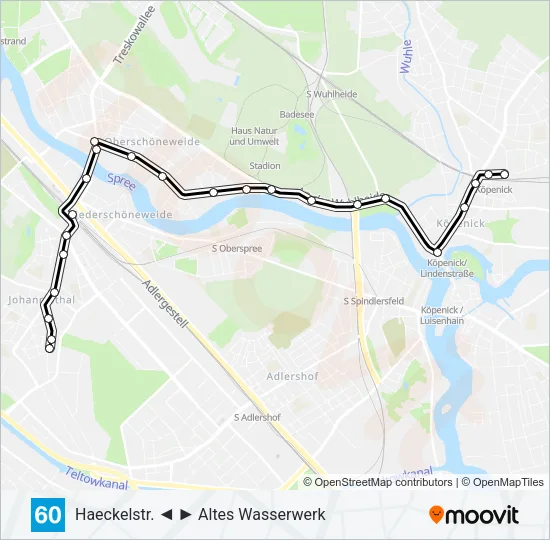60 Light Rail Line Map