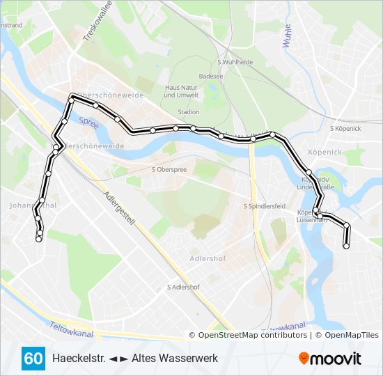 60 light rail Line Map