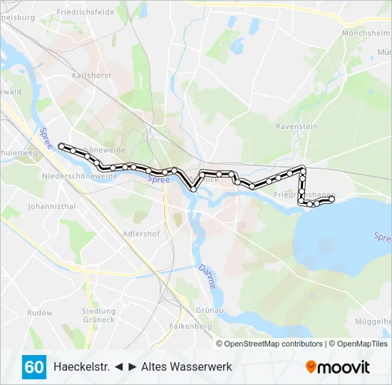 60 Light Rail Line Map