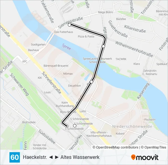 60 Light Rail Line Map