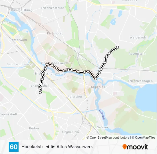 60 Light Rail Line Map