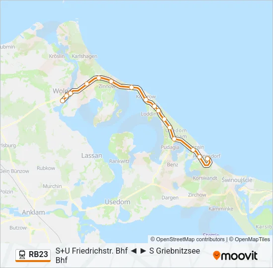RB23 Train Line Map