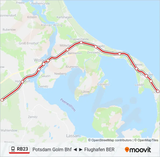 RB23 Train Line Map